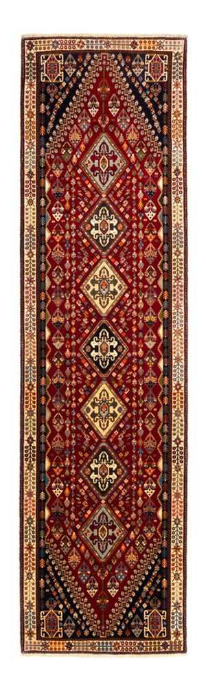 Løber Persisk tæppe - Nomadisk - 308 x 82 cm - rød