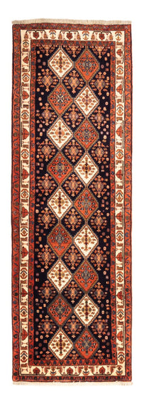 Løber Persisk tæppe - Nomadisk - 232 x 80 cm - mørkeblå