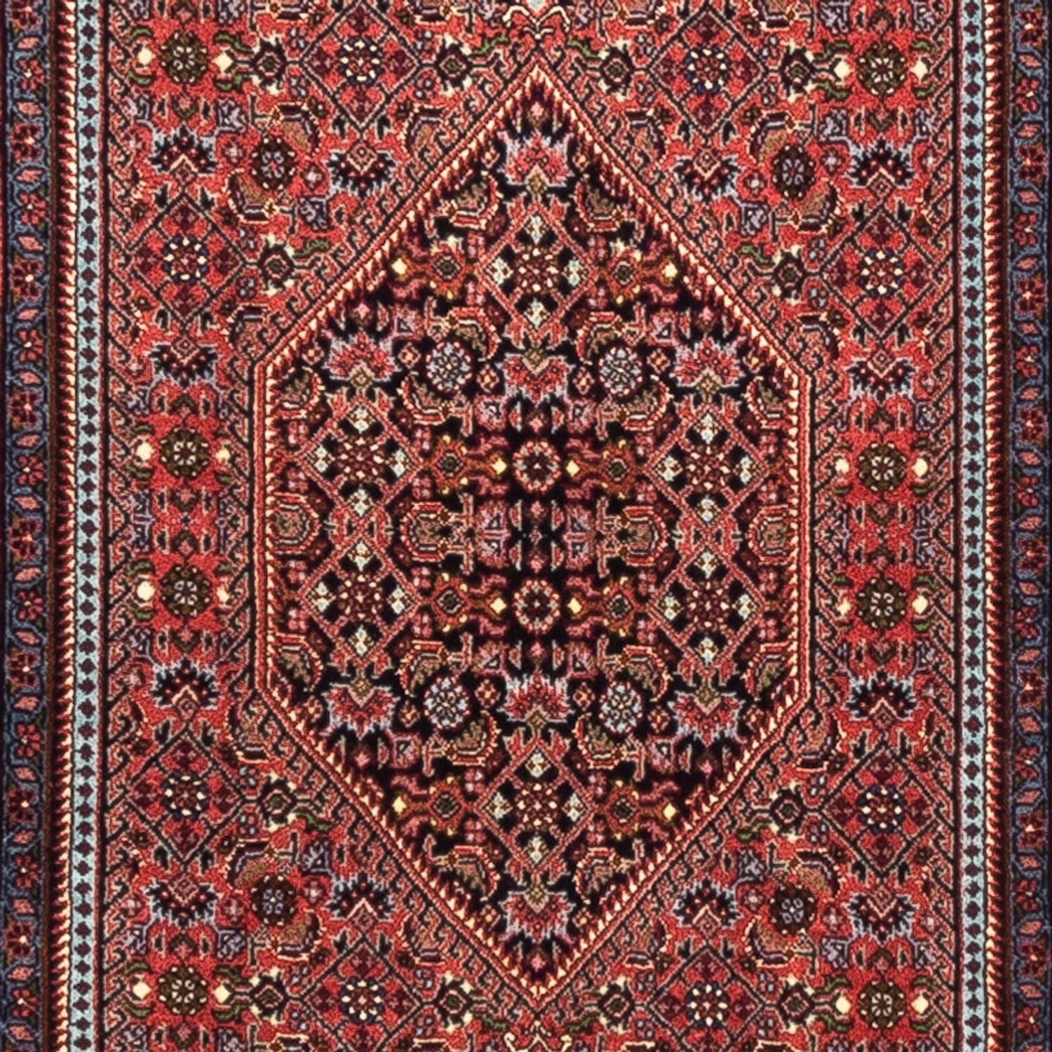 Løber Persisk tæppe - Bijar - Royal - 230 x 74 cm - rød