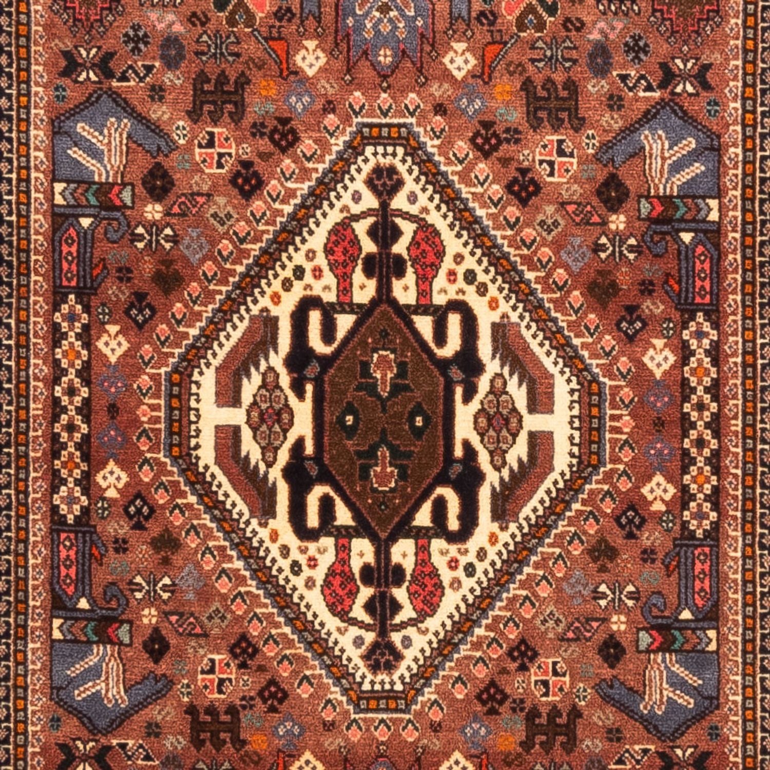 Løber Persisk tæppe - Nomadisk - 240 x 80 cm - brun