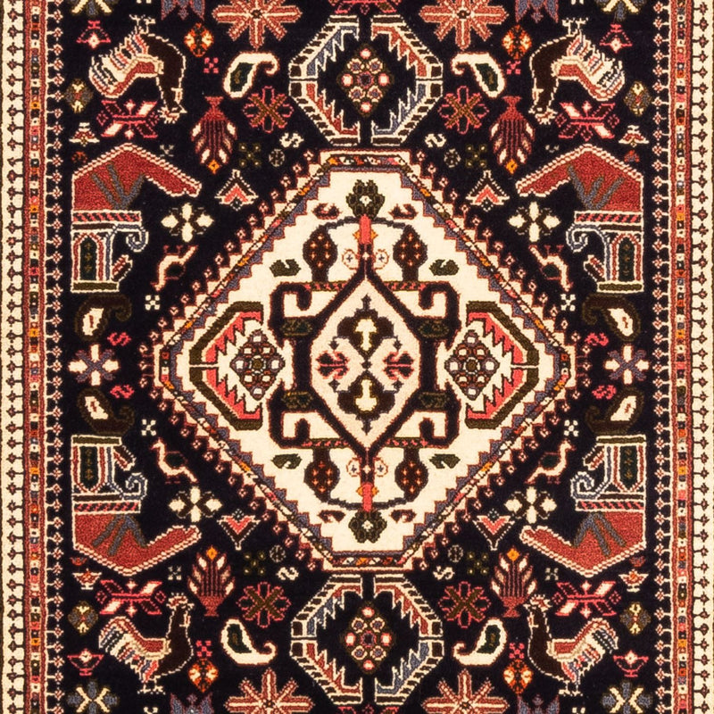 Løber Persisk tæppe - Nomadisk - 253 x 82 cm - mørkeblå