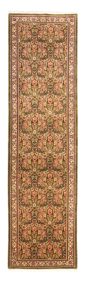 Løber Persisk tæppe - Ghom - 295 x 80 cm - grøn