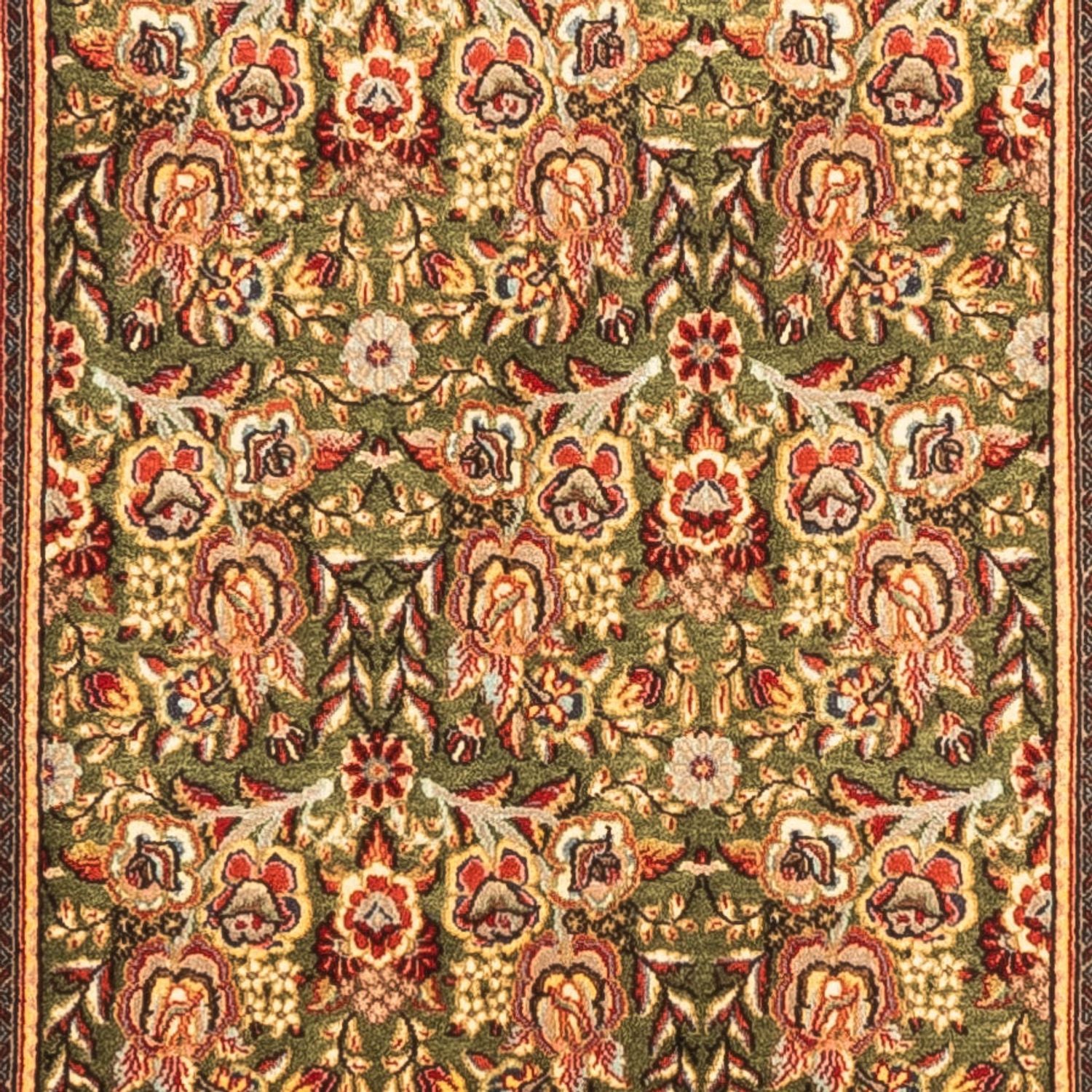 Løber Persisk tæppe - Ghom - 295 x 80 cm - grøn
