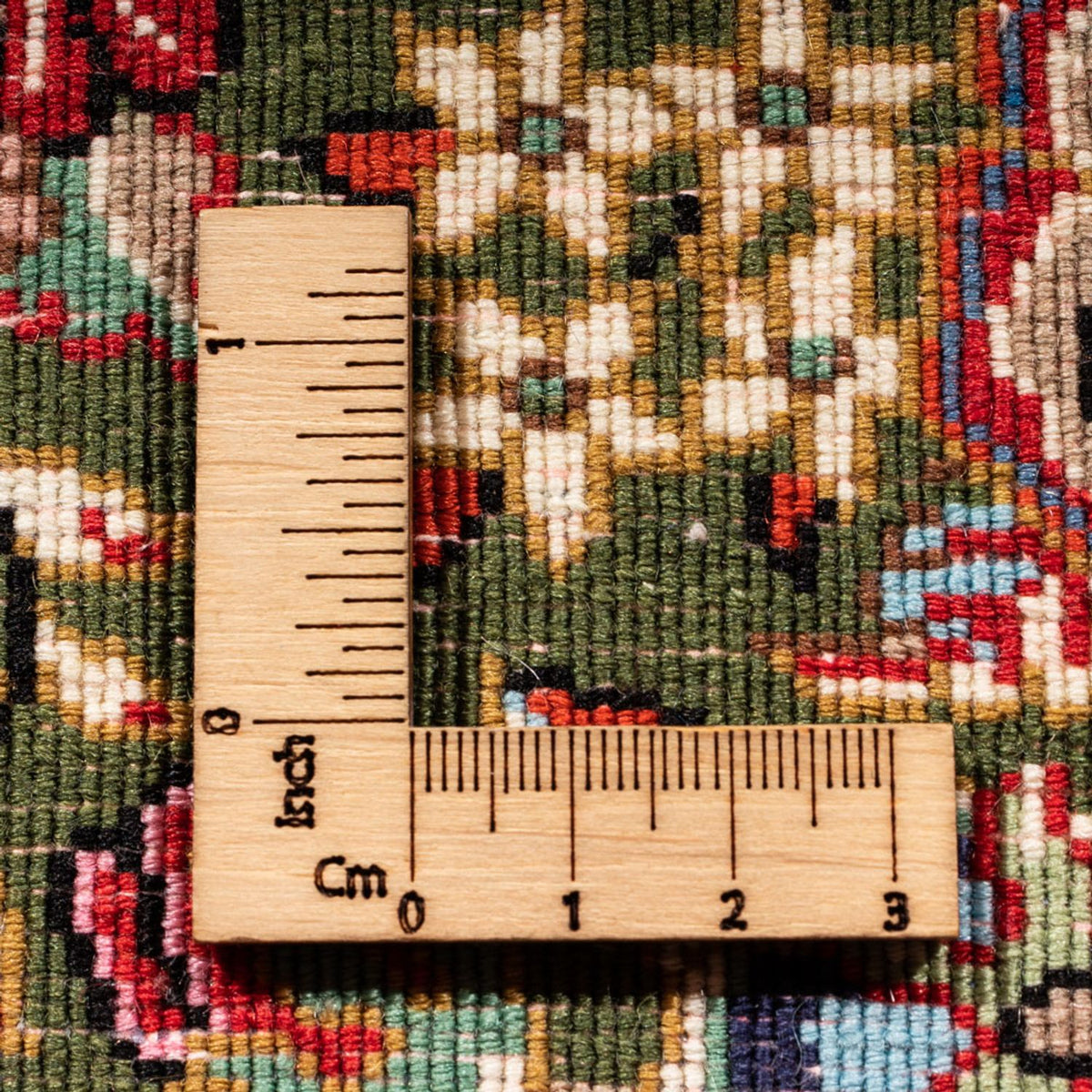 Løber Persisk tæppe - Ghom - 295 x 80 cm - grøn