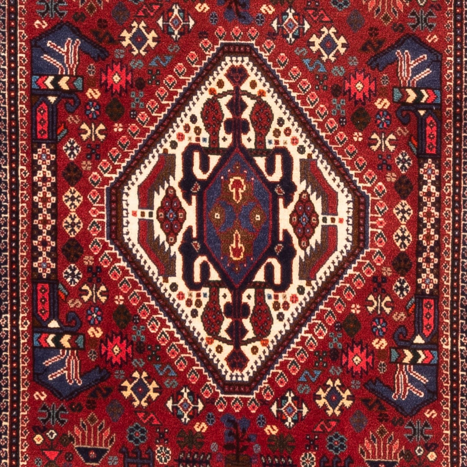 Løber Persisk tæppe - Nomadisk - 295 x 80 cm - rød