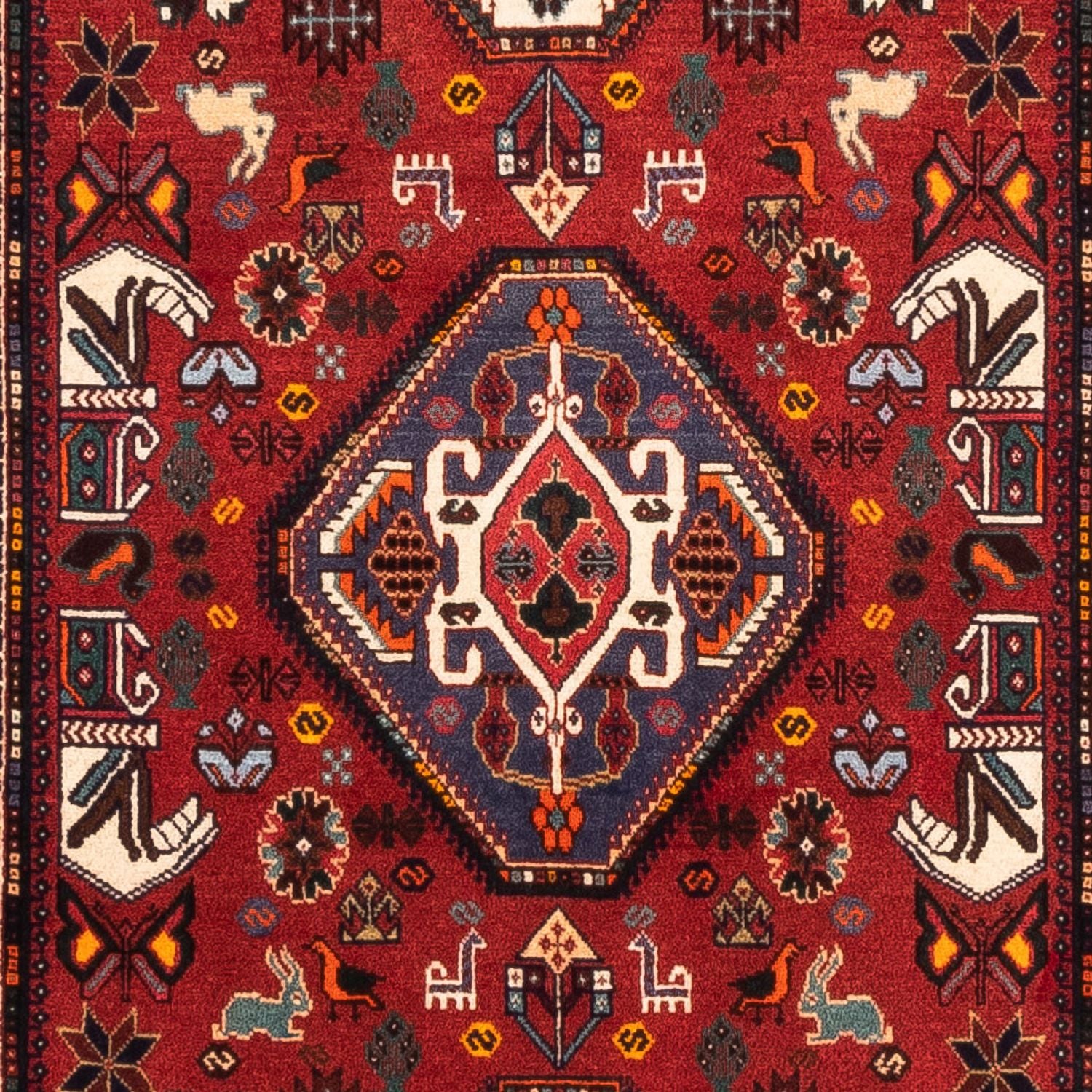 Løber Persisk tæppe - Nomadisk - 294 x 83 cm - rød