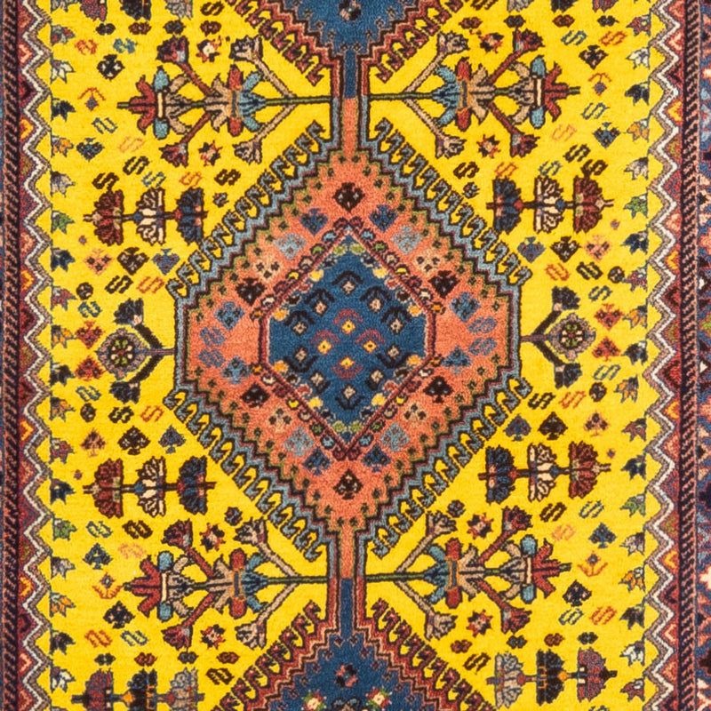 Løber Persisk tæppe - Nomadisk - 287 x 80 cm - gul