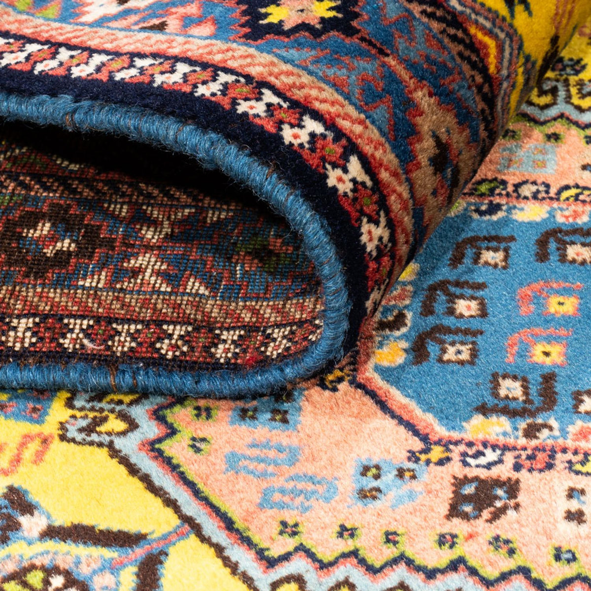 Løber Persisk tæppe - Nomadisk - 287 x 80 cm - gul