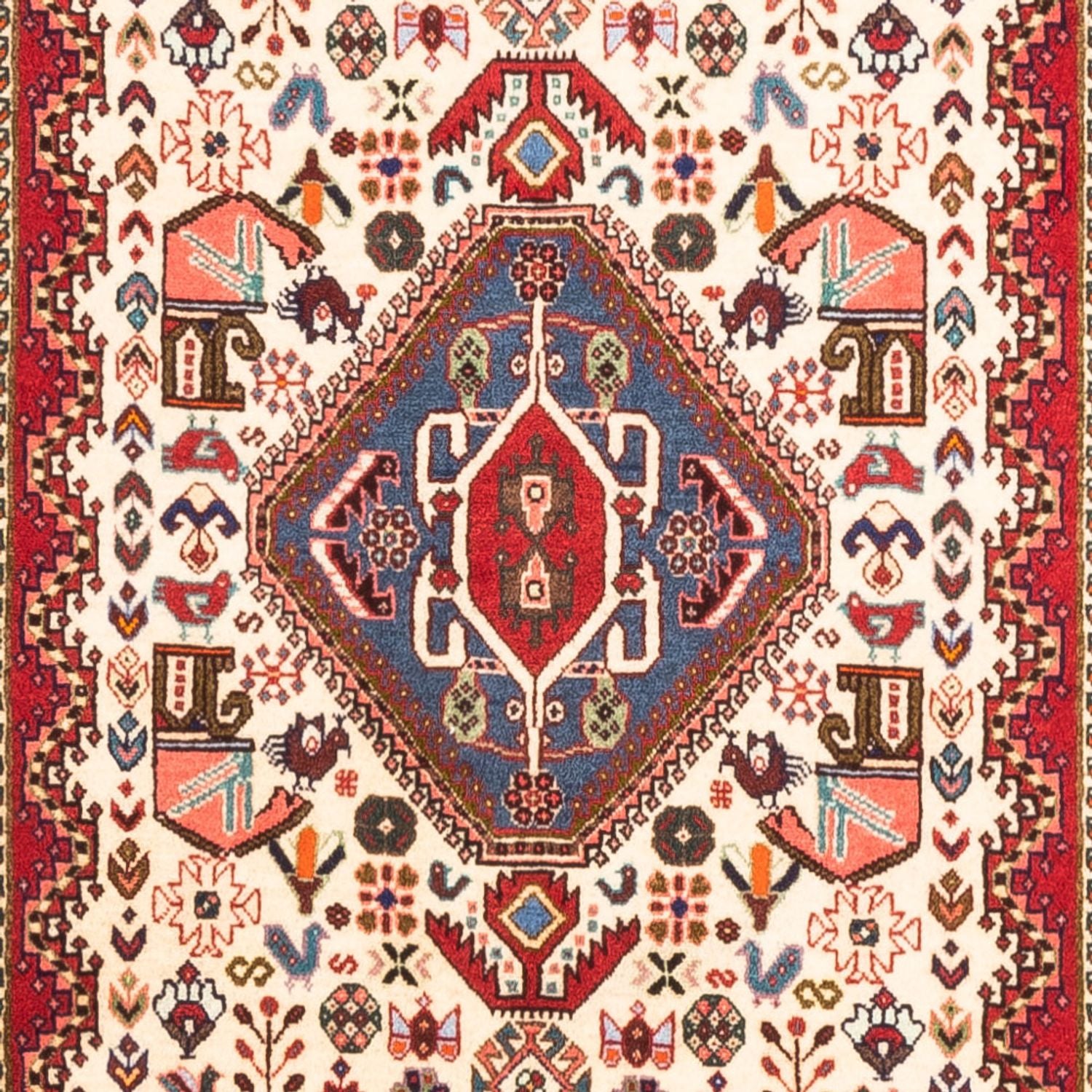 Løber Persisk tæppe - Nomadisk - 306 x 83 cm - creme