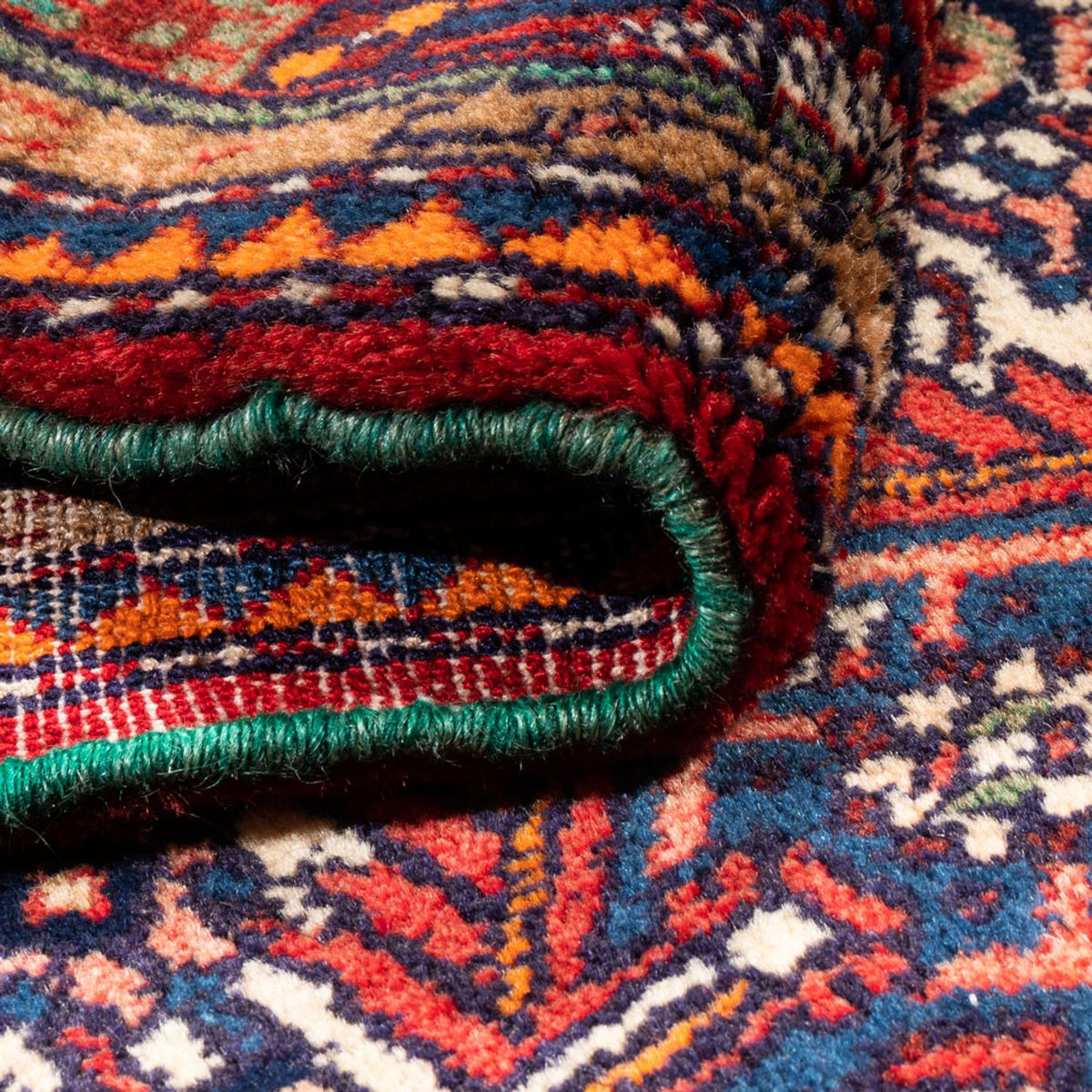 Løber Persisk tæppe - Nomadisk - 303 x 84 cm - flerfarvet