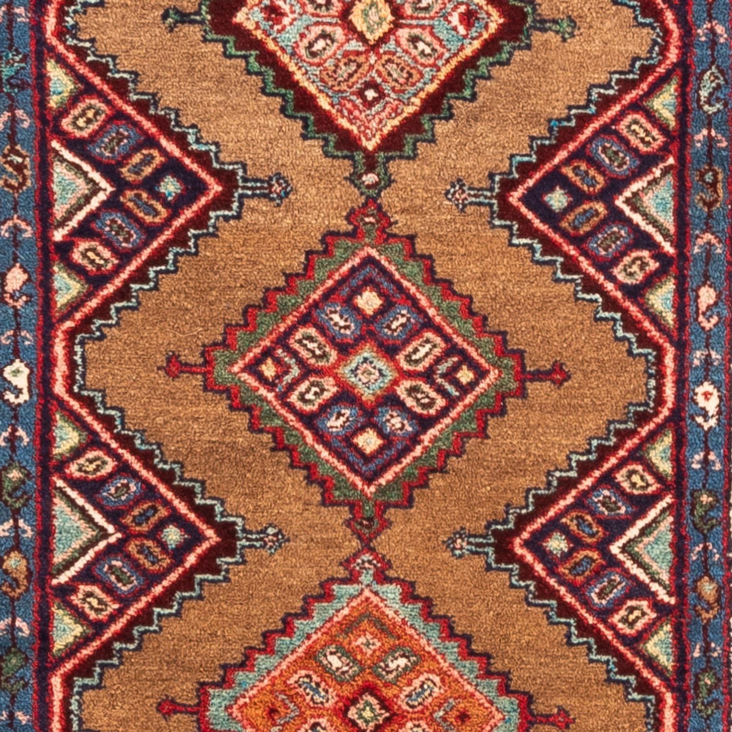 Løber Persisk tæppe - Nomadisk - 298 x 86 cm - brun