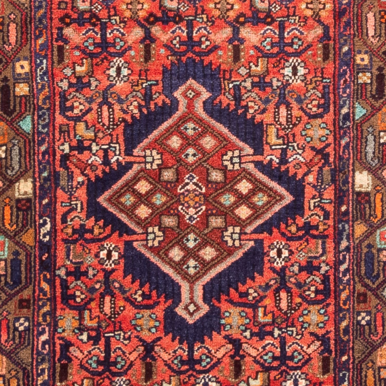 Løber Persisk tæppe - Nomadisk - 297 x 82 cm - rød