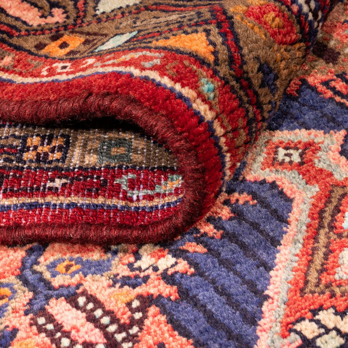 Løber Persisk tæppe - Nomadisk - 297 x 82 cm - rød