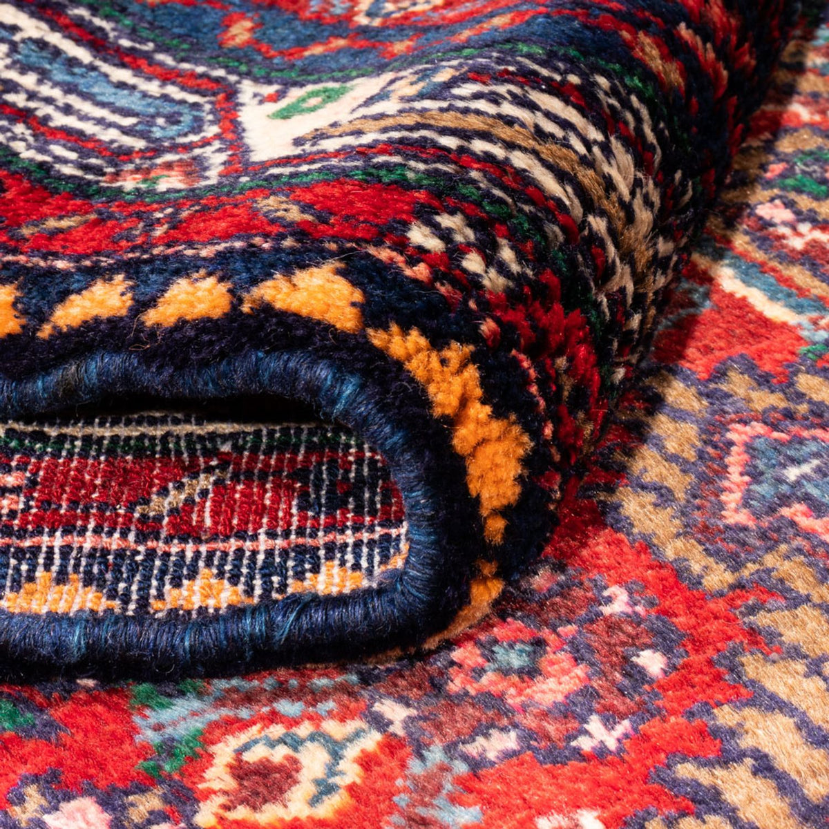 Løber Persisk tæppe - Nomadisk - 313 x 83 cm - rød