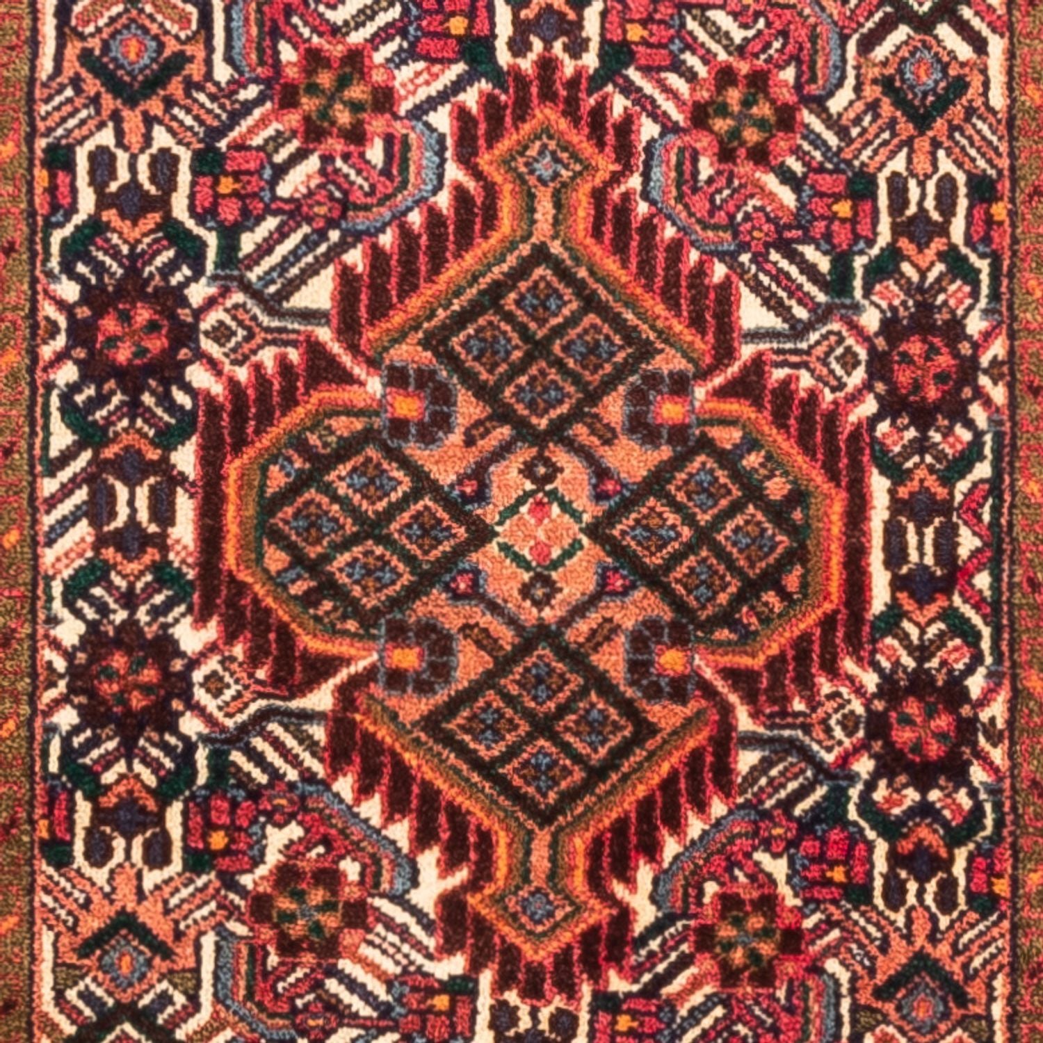 Løber Persisk tæppe - Nomadisk - 310 x 82 cm - flerfarvet