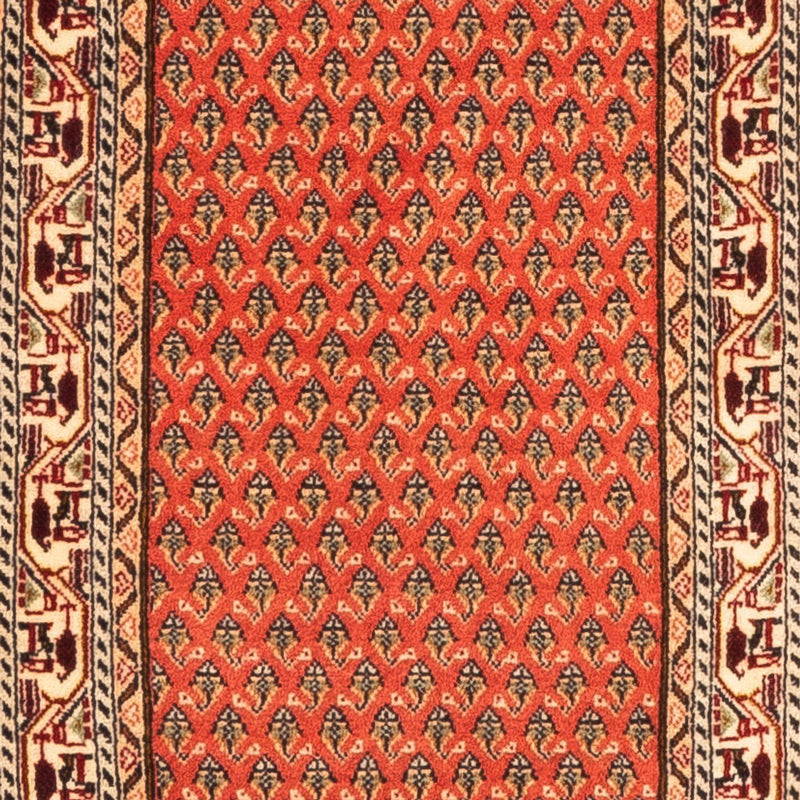 Løber Persisk tæppe - Mir - 348 x 63 cm - rød