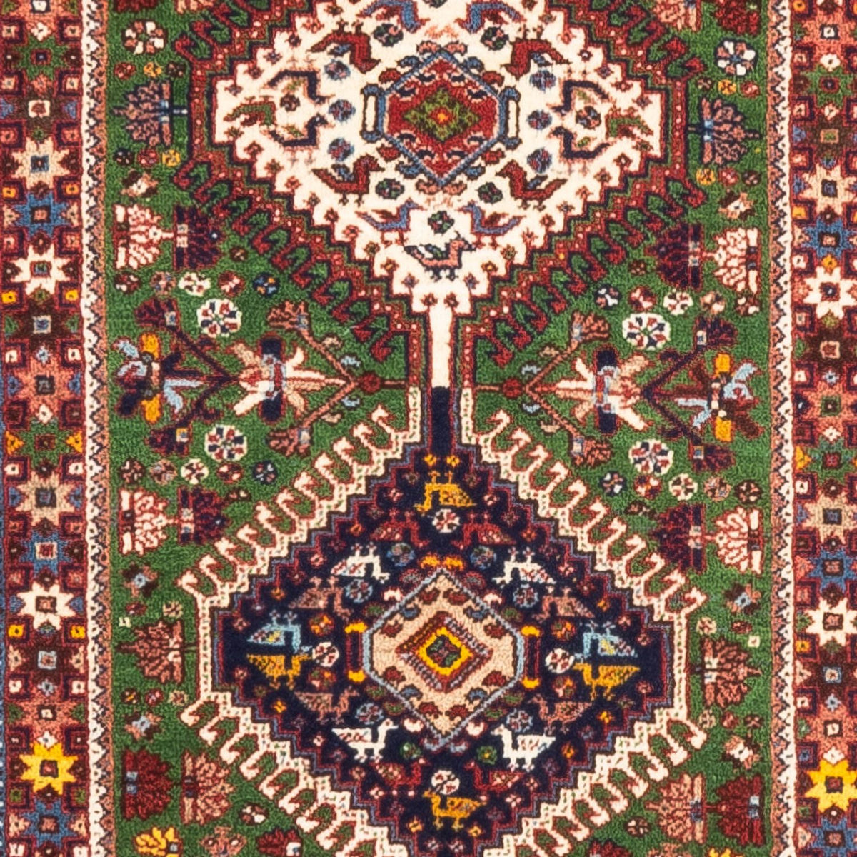 Løber Persisk tæppe - Nomadisk - 283 x 74 cm - grøn