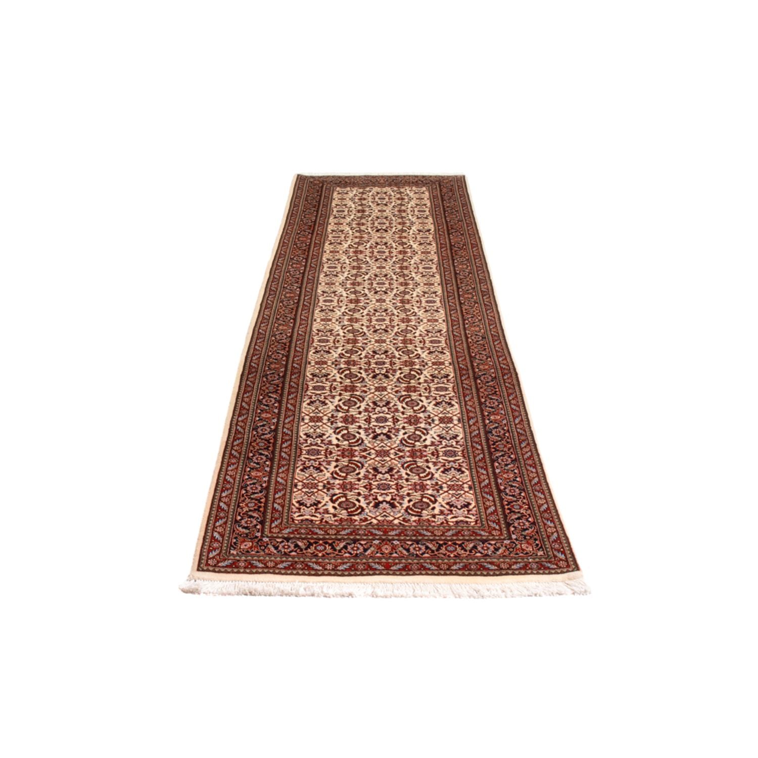 Løber Persisk tæppe - Bijar - Royal - 300 x 80 cm - creme