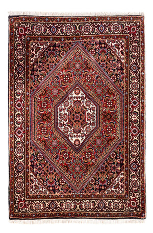 Persisk tæppe - Bijar - Royal - 106 x 70 cm - rød