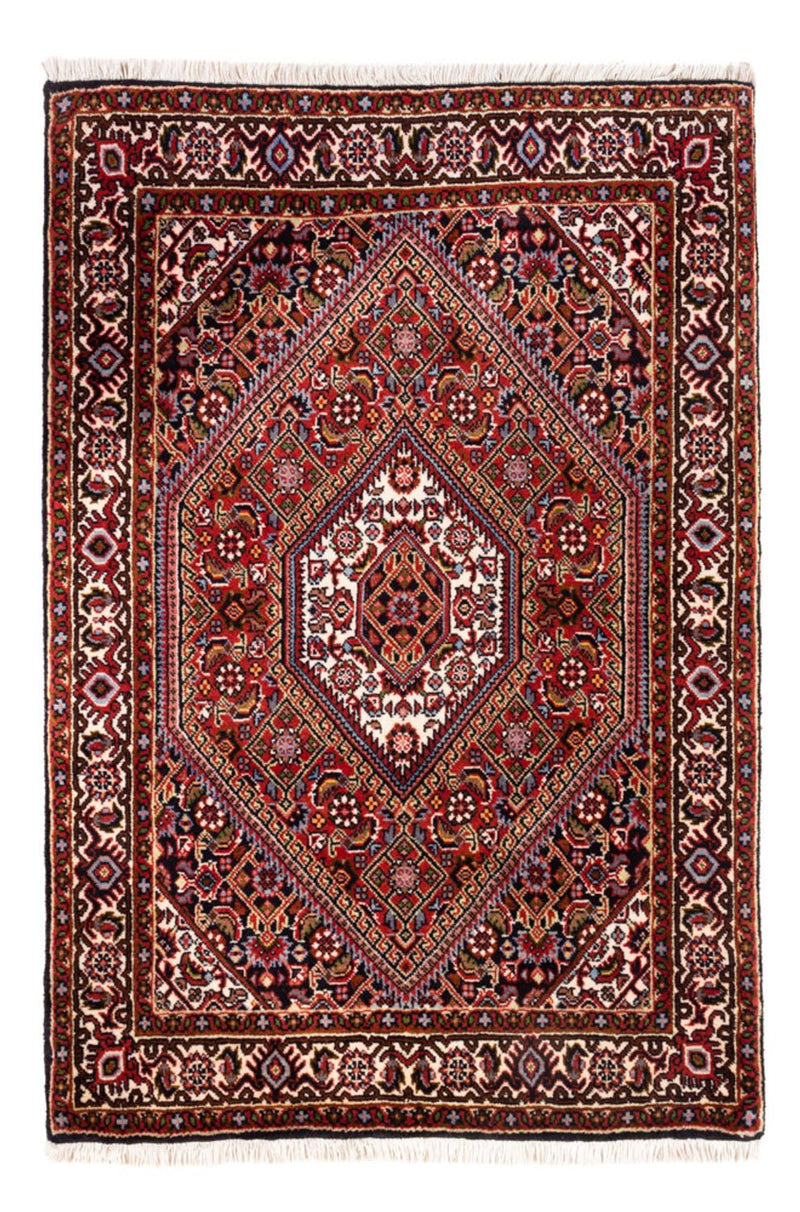 Persisk tæppe - Bijar - Royal - 106 x 70 cm - rød