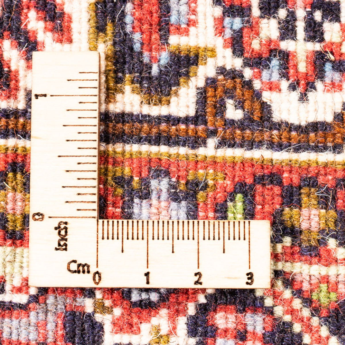 Persisk tæppe - Bijar - Royal - 106 x 70 cm - rød