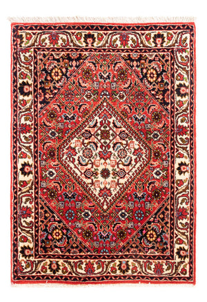 Persisk tæppe - Bijar - Royal - 86 x 63 cm - rød