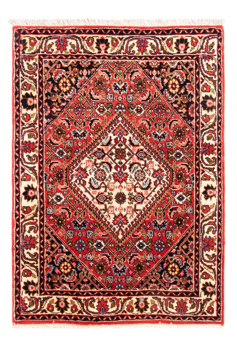 Persisk tæppe - Bijar - Royal - 86 x 63 cm - rød