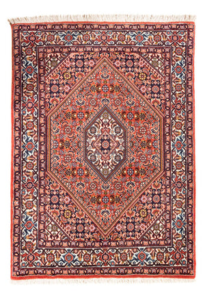 Persisk tæppe - Bijar - Royal - 107 x 81 cm - rød