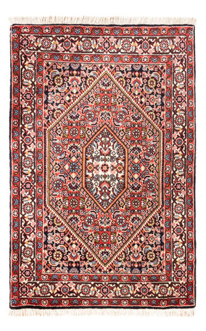 Persisk tæppe - Bijar - Royal - 108 x 74 cm - rød
