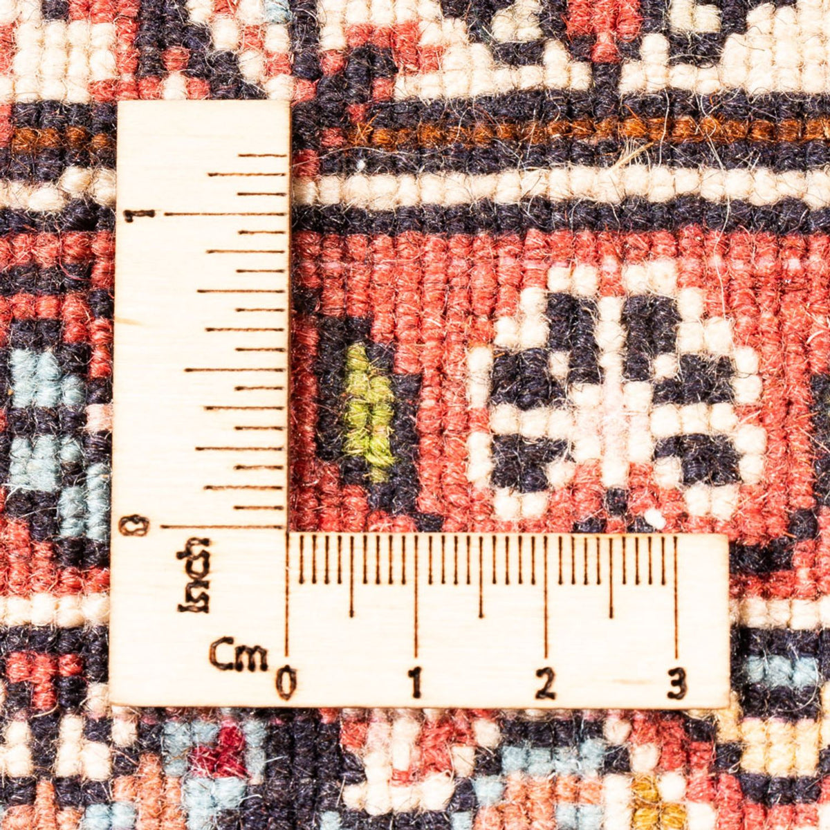 Persisk tæppe - Bijar - Royal - 108 x 74 cm - rød