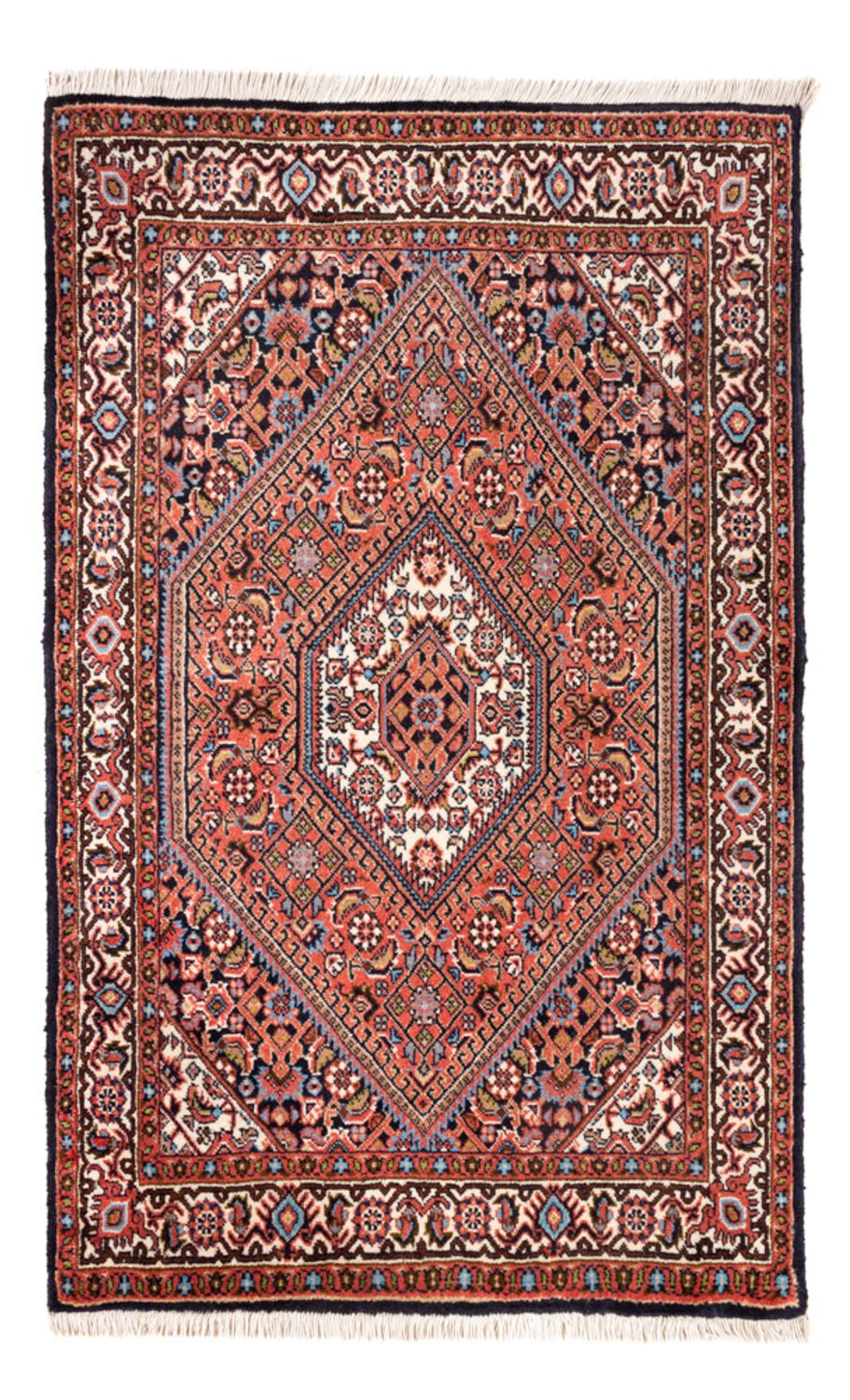 Persisk tæppe - Bijar - Royal - 105 x 70 cm - rød