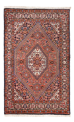 Persisk tæppe - Bijar - Royal - 105 x 70 cm - rød