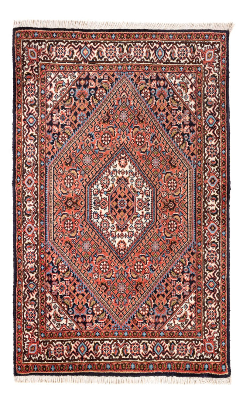 Persisk tæppe - Bijar - Royal - 105 x 70 cm - rød