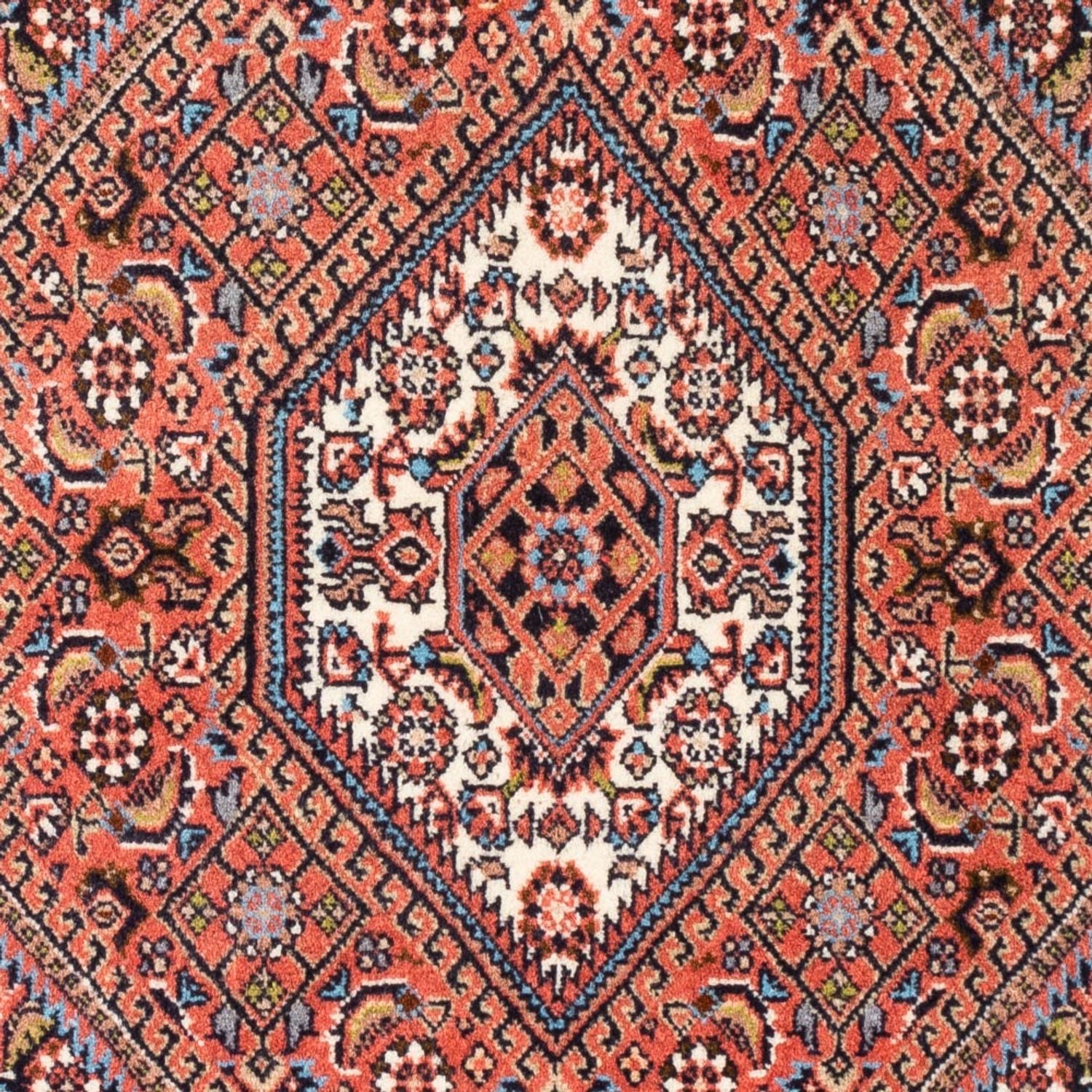 Persisk tæppe - Bijar - Royal - 105 x 70 cm - rød