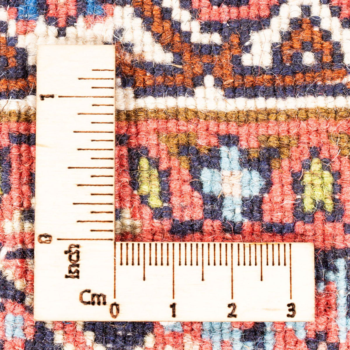 Persisk tæppe - Bijar - Royal - 105 x 70 cm - rød