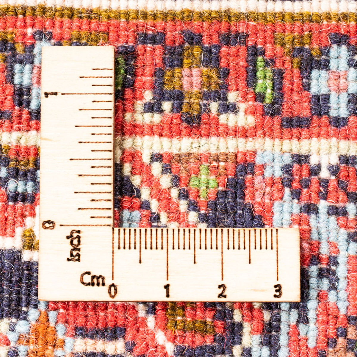 Persisk tæppe - Bijar - Royal - 108 x 70 cm - rød