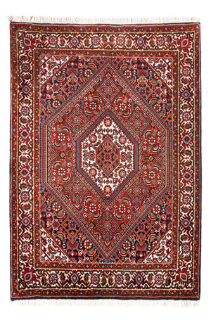 Persisk tæppe - Bijar - Royal - 100 x 72 cm - rød