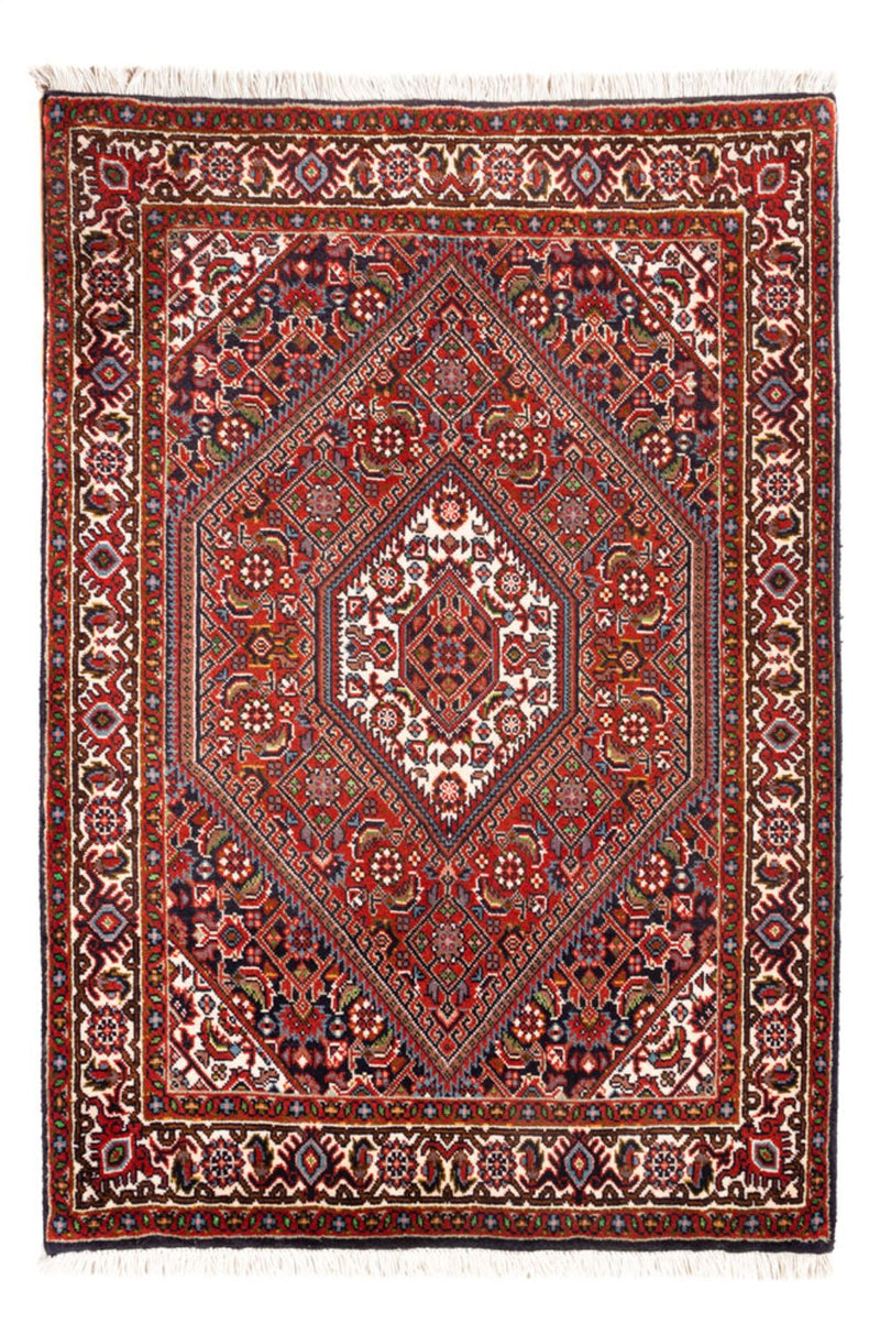 Persisk tæppe - Bijar - Royal - 100 x 72 cm - rød