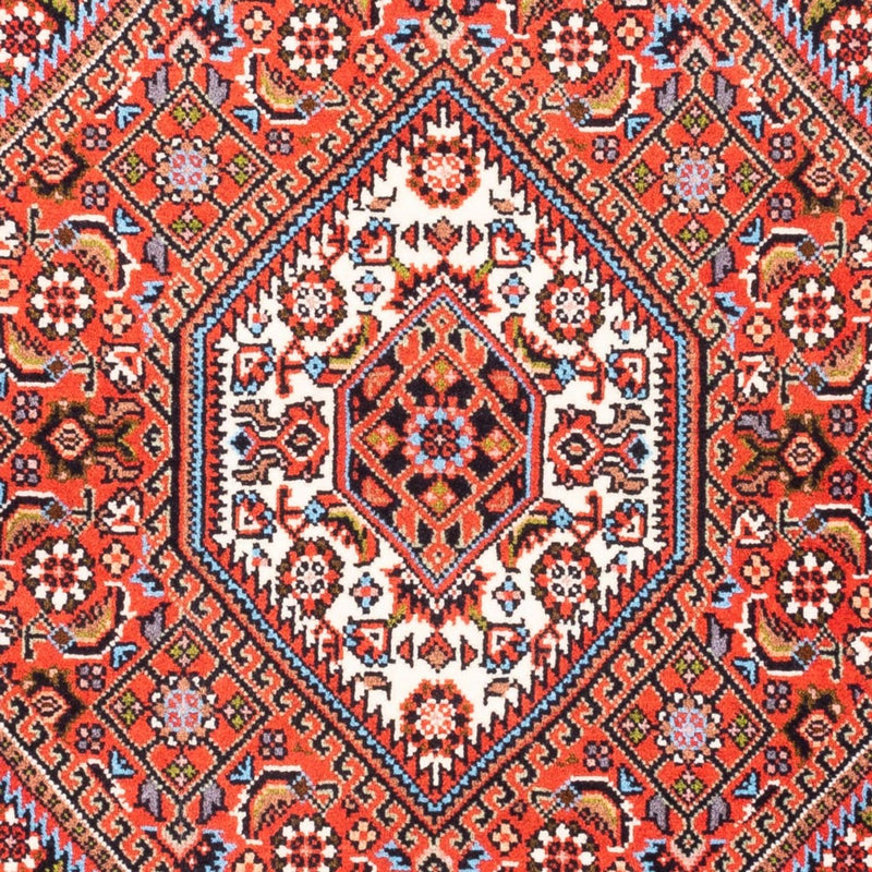 Persisk tæppe - Bijar - Royal - 90 x 77 cm - rød