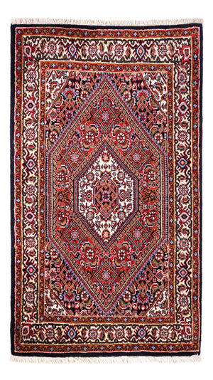 Persisk tæppe - Bijar - Royal - 110 x 67 cm - rød