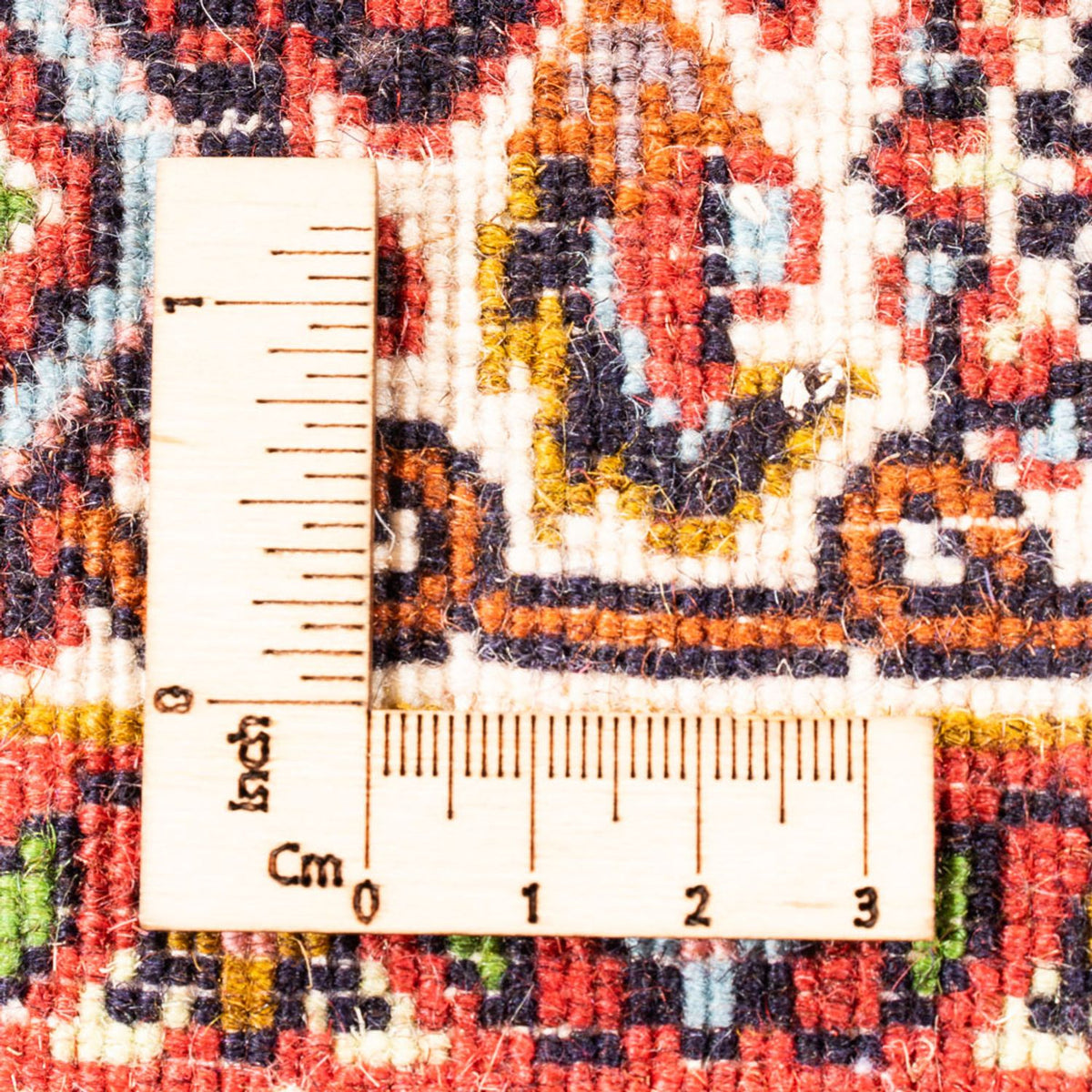 Persisk tæppe - Bijar - Royal - 112 x 70 cm - rød