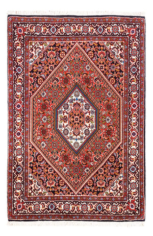 Persisk tæppe - Bijar - Royal - 104 x 72 cm - rød