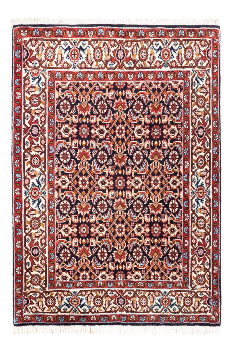 Persisk tæppe - Bijar - Royal - 98 x 72 cm - mørkeblå