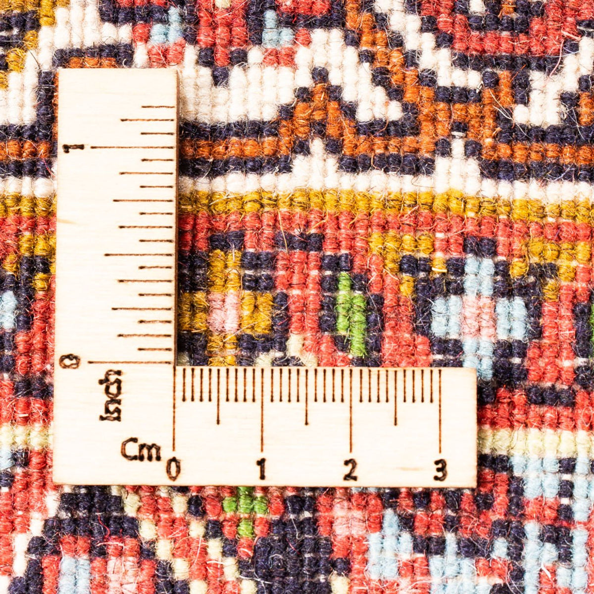 Persisk tæppe - Bijar - Royal - 113 x 70 cm - rød