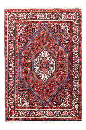 Persisk tæppe - Bijar - Royal - 100 x 70 cm - rød