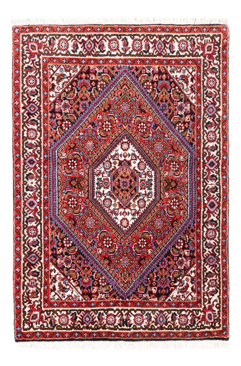 Persisk tæppe - Bijar - Royal - 100 x 70 cm - rød