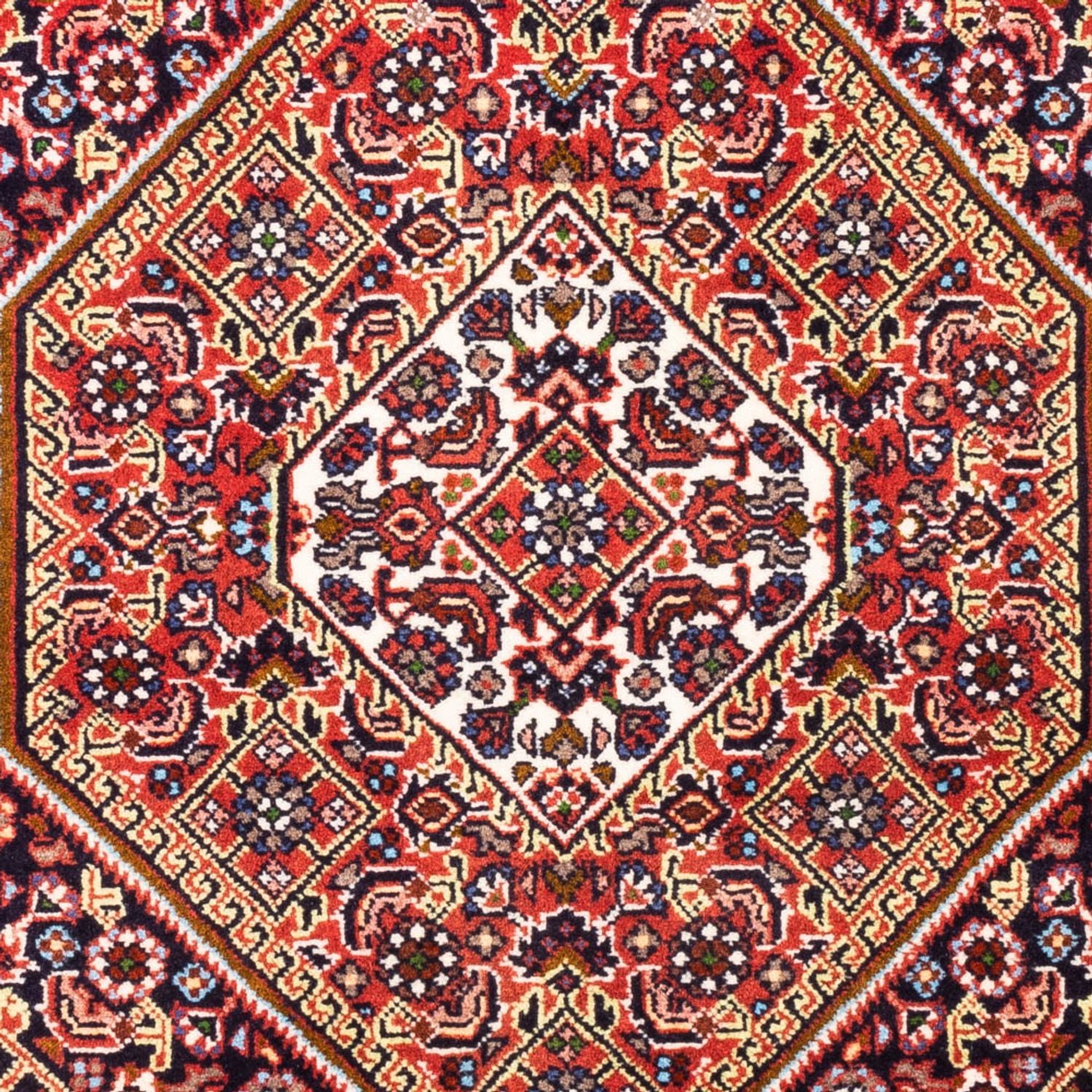 Persisk tæppe - Bijar - Royal - 98 x 68 cm - rød