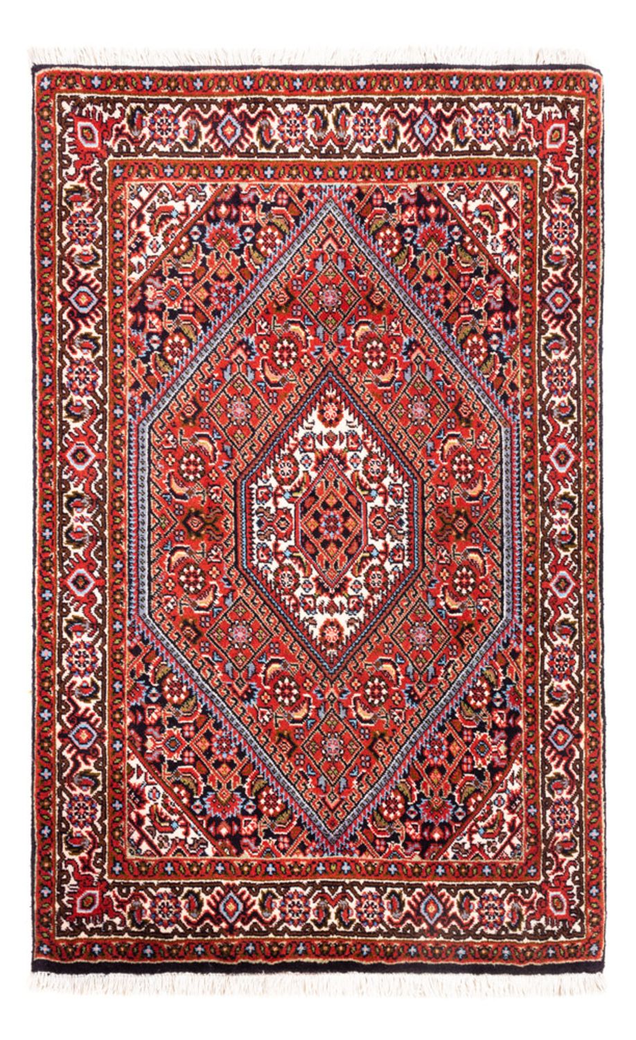 Persisk tæppe - Bijar - Royal - 105 x 70 cm - rød
