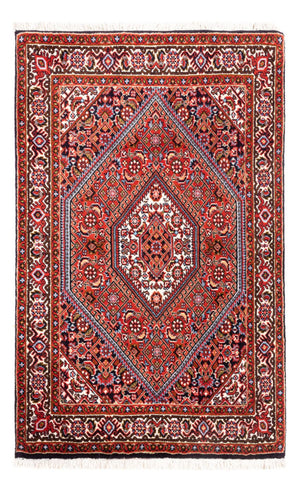 Persisk tæppe - Bijar - Royal - 105 x 70 cm - rød