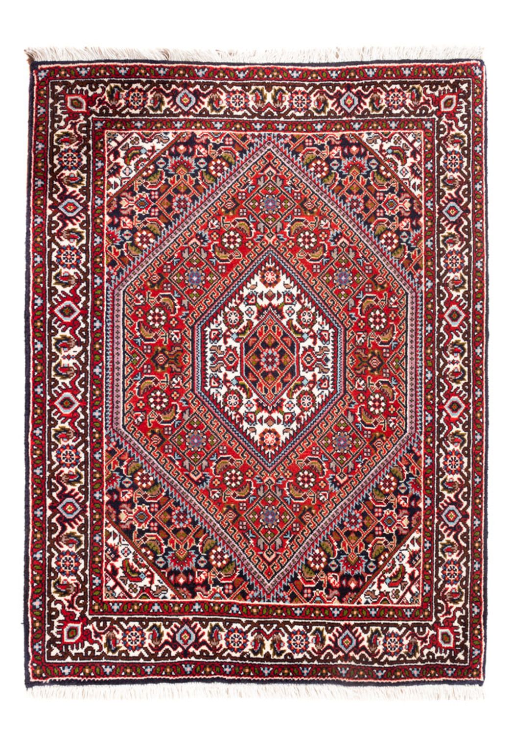 Persisk tæppe - Bijar - Royal - 94 x 72 cm - rød